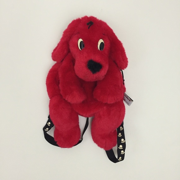 Vintage Handbags - !SOLD! Vintage 90's Clifford Plush Backpack
